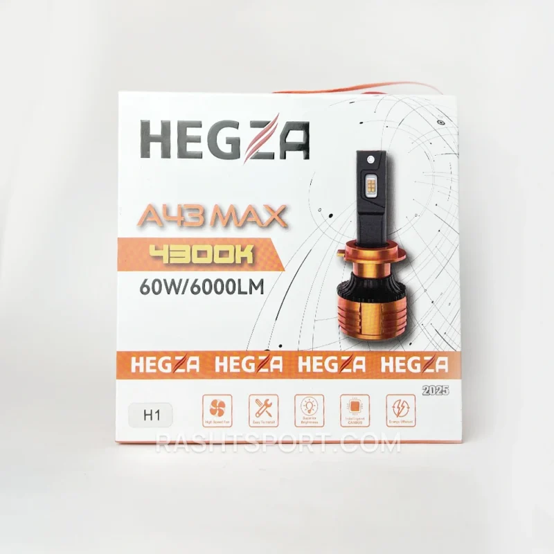 هدلایت Hegza مدل A43 Max آفتابی